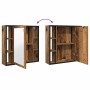 Mueble de baño con espejo de madera antigua 60x16x60 cm von , Badezimmerwaschtische - Ref: Foro24-862226, Preis: 63,96 €, Rab...