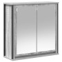 Mueble de baño de pared con espejo gris Sonoma 60x21x60 cm von , Badezimmerwaschtische - Ref: Foro24-861900, Preis: 68,53 €, ...