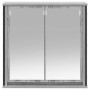 Mueble de baño de pared con espejo gris Sonoma 60x21x60 cm von , Badezimmerwaschtische - Ref: Foro24-861900, Preis: 68,53 €, ...
