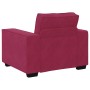 Juego de sofás con cojines 3 piezas terciopelo rojo tinto von , Sofas - Ref: Foro24-3324622, Preis: 610,30 €, Rabatt: %