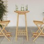 Mesa de bar para exterior redonda de bambú Ø55x100 cm von , Gartensets - Ref: Foro24-4108230, Preis: 92,31 €, Rabatt: %