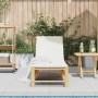 Tumbona con cojines 55x199x30 cm bambú by , Loungers - Ref: Foro24-4108226, Price: 204,95 €, Discount: %