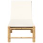 Tumbona con cojines 55x199x30 cm bambú by , Loungers - Ref: Foro24-4108226, Price: 204,95 €, Discount: %