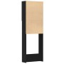 Mueble para lavadora roble negro 64x25,5x190 cm von , Zubehör für Waschmaschinen und Trockner - Ref: Foro24-862065, Preis: 10...