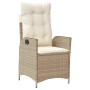 Set comedor de jardín 9 pzas con cojines ratán sintético beige de , Conjuntos de jardín - Ref: Foro24-3213147, Precio: 1,00 €