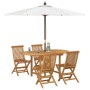 Conjunto de Comedor de Jardín de 5 Piezas de Madera Sólida de Teca von , Gartentische - Ref: Foro24-3157128, Preis: 491,93 €,...