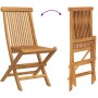 Conjunto de 7 Piezas de Comedor de Jardín de Madera Sólida de Teca von , Gartentische - Ref: Foro24-3157129, Preis: 617,37 €,...