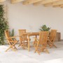 Conjunto de Comedor de Jardín de 5 Piezas de Madera Maciza de Teca von , Gartentische - Ref: Foro24-3157130, Preis: 593,12 €,...