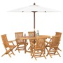Conjunto de Comedor de Jardín de 7 Piezas de Madera Sólida de Teca von , Gartentische - Ref: Foro24-3157131, Preis: 697,84 €,...