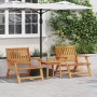 Sillas de Jardín con Mesa 3 pcs de Madera Sólida de Acacia von , Gartentische - Ref: Foro24-3214432, Preis: 182,41 €, Rabatt: %