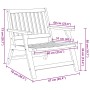 Sillas de Jardín con Mesa 3 pcs de Madera Sólida de Acacia von , Gartentische - Ref: Foro24-3214432, Preis: 182,41 €, Rabatt: %