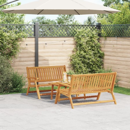 Sillas de Jardín con Mesa 3 pcs de Madera Maciza de Acacia by , Garden tables - Ref: Foro24-3214448, Price: 264,61 €, Discoun...
