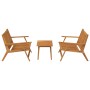 Sillas de Jardín con Mesa 3 pcs de Madera Maciza de Acacia by , Garden tables - Ref: Foro24-3214448, Price: 264,61 €, Discoun...