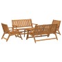 Sillas de jardín con mesa 5 piezas de madera maciza de acacia von , Gartentische - Ref: Foro24-3214456, Preis: 410,63 €, Raba...