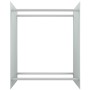 Weißer Kaminholzständer aus gehärtetem Glas, 80 x 35 x 100 cm von vidaXL, Zubehör für Taschen und Brennholzhalter - Ref: Foro...