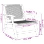 Sillas de Jardín con Mesa de Madera Sólida de Acacia Negra, 5 Piezas von , Gartenstühle - Ref: Foro24-3214457, Preis: 437,23 ...