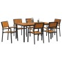 Juego de Comedor de Jardín 7 Piezas Negro Aluminio Resistente von , Gartentische - Ref: Foro24-3284416, Preis: 659,85 €, Raba...
