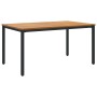 Juego de Comedor de Jardín Conjunto de 5 Piezas Negro by , Garden tables - Ref: Foro24-3284415, Price: 501,69 €, Discount: %