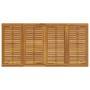 Conjunto de Comedor de Jardín de 5 Piezas Negro, Marrón Metal, Madera by , Garden tables - Ref: Foro24-3284417, Price: 529,75...