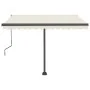 Automatischer Standmarkise in Creme, 300x250 cm. von vidaXL, Markisen - Ref: Foro24-3069707, Preis: 429,27 €, Rabatt: %