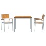 Set de Comedor de Jardín Set de 3 Gris, Tono Madera Metal, Madera by , Garden tables - Ref: Foro24-3284421, Price: 294,36 €, ...