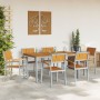 Conjunto de Comedor de Jardín 7 Piezas Gris Metal Resistente by , Garden tables - Ref: Foro24-3284424, Price: 657,54 €, Disco...