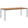 Conjunto de Comedor de Jardín Set de 7 Gris y Madera Natural by , Garden tables - Ref: Foro24-3284427, Price: 711,76 €, Disco...
