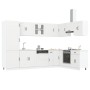 Gabinete de cocina ""Kalmar"" con doble fregadero de madera blanca de , Armarios de cocina - Ref: Foro24-3315001, Precio: 210...