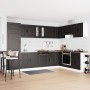 Gabinete de cocina ""Kalmar"" con dobles fregaderos Negro Madera elaborada von , Küchenschränke - Ref: Foro24-3315002, Preis:...