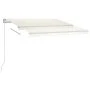 Cremefarbene manuell ausziehbare Fußmarkise 300 x 250 cm von vidaXL, Markisen - Ref: Foro24-3069497, Preis: 332,69 €, Rabatt: %