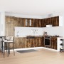 Gabinete de Cocina ""Kalmar"" con Doble Fregadero de Roble Ahumado en Madera Elaborada von , Küchenschränke - Ref: Foro24-331...