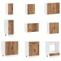Gabinete de Cocina ""Kalmar"" con Doble Fregadero de Madera Vieja von , Küchenschränke - Ref: Foro24-3315009, Preis: 216,17 €...