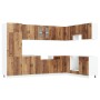 Gabinete de Cocina ""Kalmar"" con Doble Fregadero de Madera Vieja von , Küchenschränke - Ref: Foro24-3315009, Preis: 216,17 €...