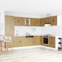 Gabinete de Cocina ""Kalmar"" con Lavabo Doble en Madera de Roble Artesanal von , Küchenschränke - Ref: Foro24-3315010, Preis...
