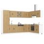 Gabinete de Cocina ""Kalmar"" con Lavabo Doble en Madera de Roble Artesanal von , Küchenschränke - Ref: Foro24-3315010, Preis...