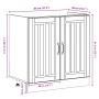 Gabinete de Cocina 'Lucca' con Doble Fregadero Blanco de Alto Brillo en Madera Elaborada von , Küchenschränke - Ref: Foro24-3...