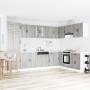 Gabinete de Cocina ""Lucca"" con Doble Fregadero en Gris Sonoma de Madera Ingienierizada von , Küchenschränke - Ref: Foro24-3...
