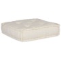 Pouf Sofá Modular de 4 Plazas Convertible de Tela Crema by , Cushions for chairs and sofas - Ref: Foro24-3315064, Price: 505,...