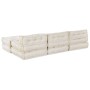 Pouf Sofá Modular de 4 Plazas Convertible de Tela Crema by , Cushions for chairs and sofas - Ref: Foro24-3315064, Price: 505,...