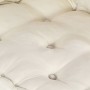 Pouf Sofá Modular de 4 Plazas Convertible de Tela Crema by , Cushions for chairs and sofas - Ref: Foro24-3315064, Price: 505,...