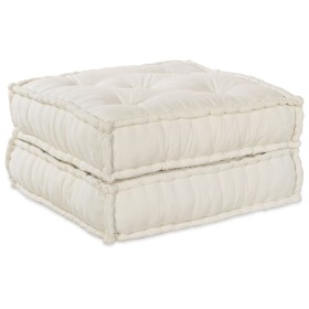 Sofá Puff Modular de 2 Plazas Convertible en Tela Crema von , Kissen für Stühle und Sofas - Ref: Foro24-3315065, Preis: 231,5...