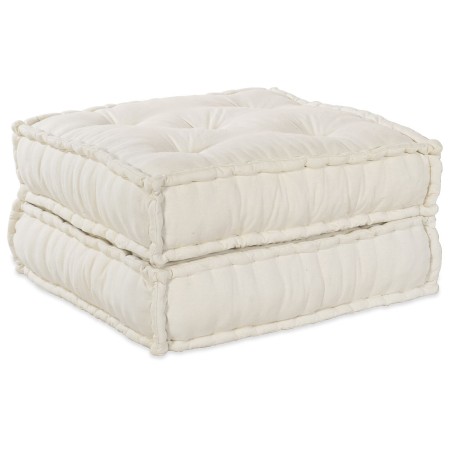 Sofá Puff Modular de 2 Plazas Convertible en Tela Crema von , Kissen für Stühle und Sofas - Ref: Foro24-3315065, Preis: 231,5...