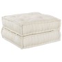 Sofá Puff Modular de 2 Plazas Convertible en Tela Crema von , Kissen für Stühle und Sofas - Ref: Foro24-3315065, Preis: 231,5...
