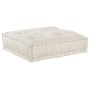 Sofá Puff Modular de 2 Plazas Convertible en Tela Crema von , Kissen für Stühle und Sofas - Ref: Foro24-3315065, Preis: 231,5...