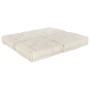 Sofá Puff Modular de 2 Plazas Convertible en Tela Crema von , Kissen für Stühle und Sofas - Ref: Foro24-3315065, Preis: 231,5...