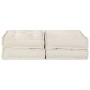 Sofá Puff Modular de 2 Plazas Convertible en Tela Crema von , Kissen für Stühle und Sofas - Ref: Foro24-3315065, Preis: 231,5...