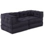 Pufs Modulares 2 pcs de Tela Antracita von , Kissen für Stühle und Sofas - Ref: Foro24-3315066, Preis: 294,11 €, Rabatt: %