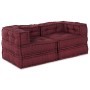 Pufs Modulares 2 pcs de Tela Borgoña by , Cushions for chairs and sofas - Ref: Foro24-3315071, Price: 333,17 €, Discount: %