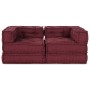 Pufs Modulares 2 pcs de Tela Borgoña by , Cushions for chairs and sofas - Ref: Foro24-3315071, Price: 333,17 €, Discount: %