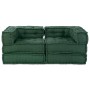 Poufs Modulares 2 pcs Tela Verde by , Cushions for chairs and sofas - Ref: Foro24-3315076, Price: 302,50 €, Discount: %